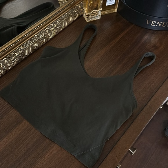 Lululemoon Align Tank Dark Olive - Picture 2 of 4